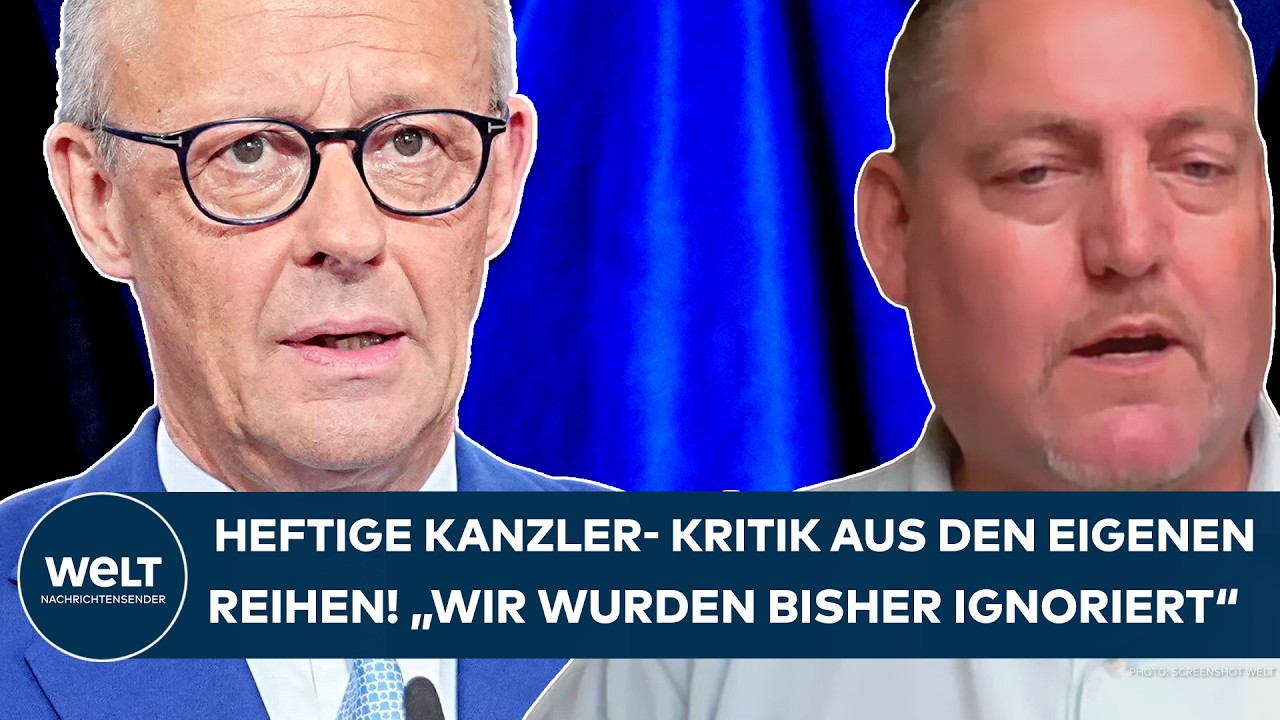 KANZLER-KRITIK AUS CDU: Heftiger Angriff aus den eigenen Reihen! "Wir wurden bisher ignoriert!"