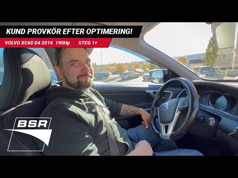 Testkörning XC60 D4 190Hp BSR Steg 1+