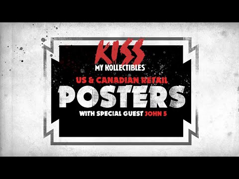 Vintage KISS Retail Posters Part 1 (U.S. & Canada 74 - 83) with John 5