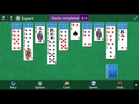 Microsoft Solitaire Collection: Spider - Expert - April 8, 2023 - YouTube