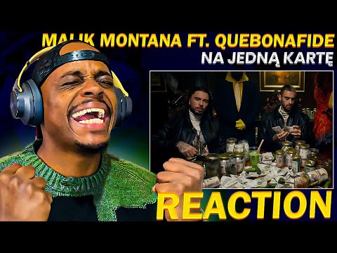 QUEBO IS BACK 🔥!!! Malik Montana x Quebonafide - Na jedną kartę (REAKCJA!!!)