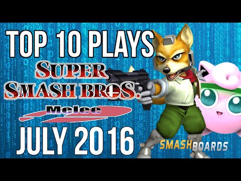 Super Smash Bros Melee Top 10 Plays of July 2016 (SSBM)
