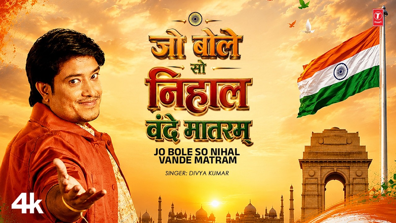 Jo Bole so Nihal - Vande Matram : Divya Kumar | Patriotic Song | Jai Hind 🇮🇳