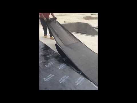 Self-adhesive bitumen waterproof membrane