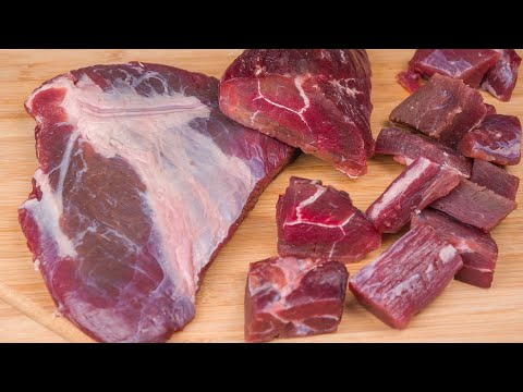 HOMEMADE DRIED CARNE WITH JUST 2 INGREDIENTS | Cook'n Enjoy 1032