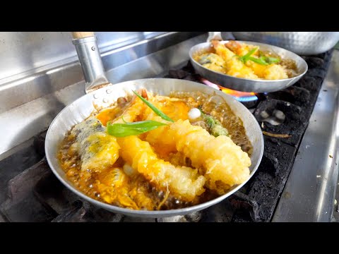 ¡Katsudon corre! ¡Tempura! Una mirada de cerca al restaurante udon de Fukuoka con largas colas 丨 Ultimate Egg Rice Bowl del restaurante Udon