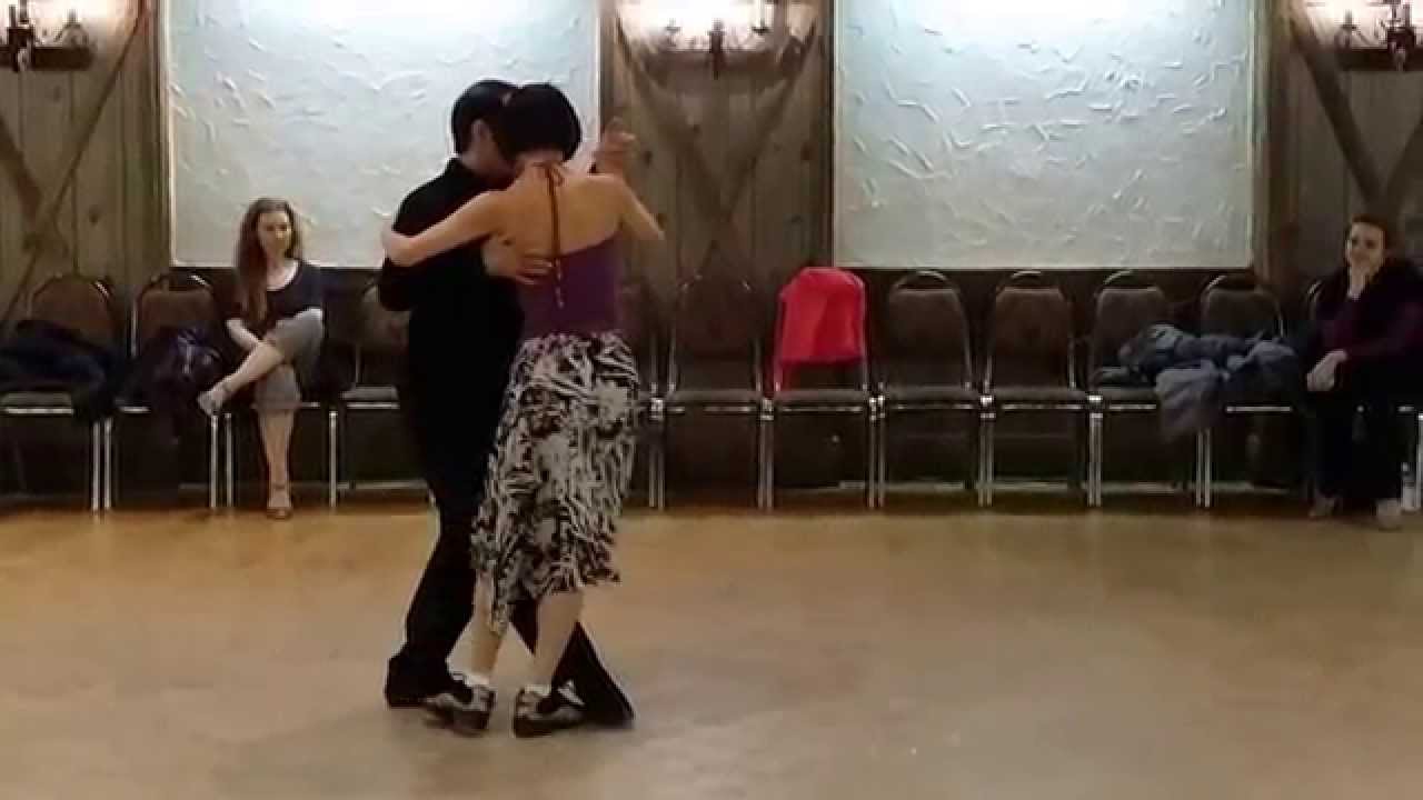 Sacada & Parada Combination | Bulent Karabagli + Lina Chan | Argentine Tango Class Summar