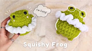 Crochet Plushie Frog✨ | Beginner Friendly☘️No-sew, No Magic Ring Crochet Amigurumi Tutorial💚