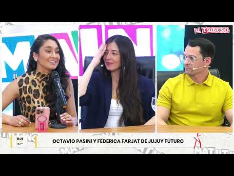 OCTAVIO PASINI Y FEDERICA FARJAT DE JUJUY FUTURO///  JORNADAS DE BIENESTAR Y ACOMPAÑAMIENTO