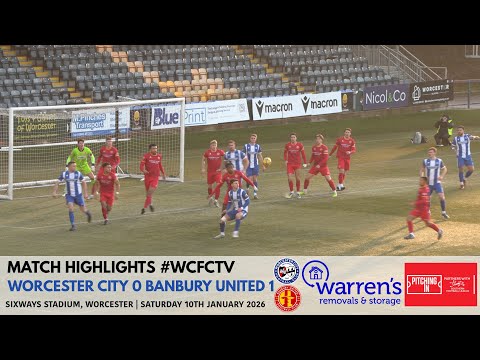 Worcester City 0 Banbury United 1 | Pitching In Southern Premier League Central Division