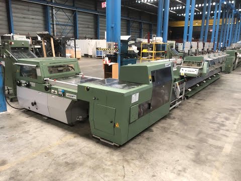 Müller Martini Prima Plus (2006) Saddle stitcher with 5 feeders, cover feeder and stacker @KGT