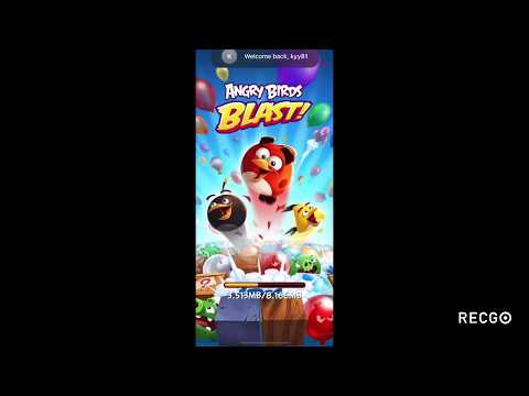 Angry Birds Blast! (iPhone X) Start