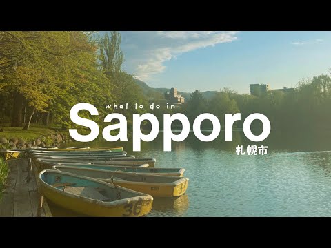 O que fazer em Sapporo | Parque da Cidade, Torre do Relógio, Ramen, Cerveja e Sakura 🌸 Hokkaido Travel Vlog