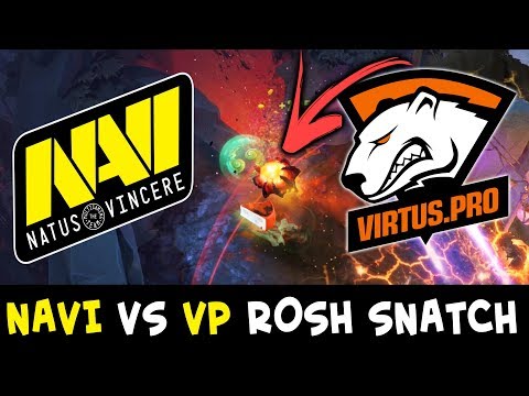 NaVi vs VP — insane Roshan snatch almost Comeback