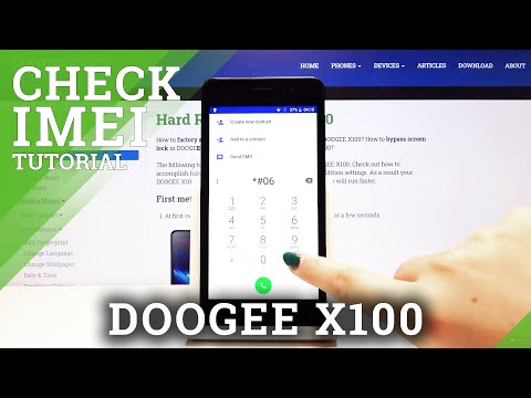 How to Find IMEI & SN in DOOGEE X100 -  Find Unique Numbers