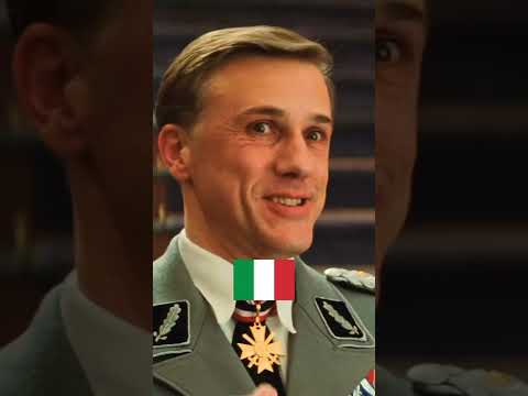 Christoph Waltz speaks many languages✨ #shorts #christophwaltz #tarantino #bilingual #performance