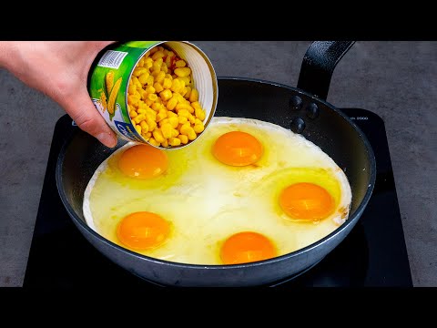 Jaja i kukuruz za odličan doručak! Jeo bih ga 3 puta dnevno