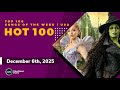 US Hot 100 Top Singles This Week Bubbling Under Hot 100 December 6th 2025