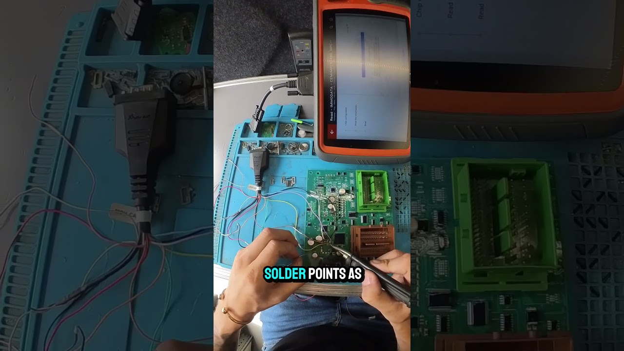 A few swear words later…Learn how to do this at alteracademy.co.uk #autolocksmith #eeprom #volvo