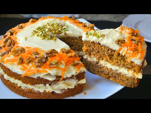 Prepara Una Carrot Cake. Muy Fácil y Riquísima