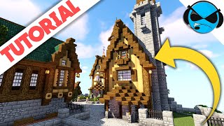 Minecraft: How to Build a Medieval Tower House Tutorial