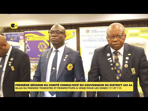 PREMIERE REUNION DU COMITE CONSULTATIF DU GOUVERNEUR DU DISTRICT 403 A4