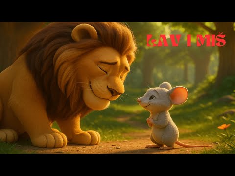 Lav i miš - crtani za djecu - bajke i basne za djecu