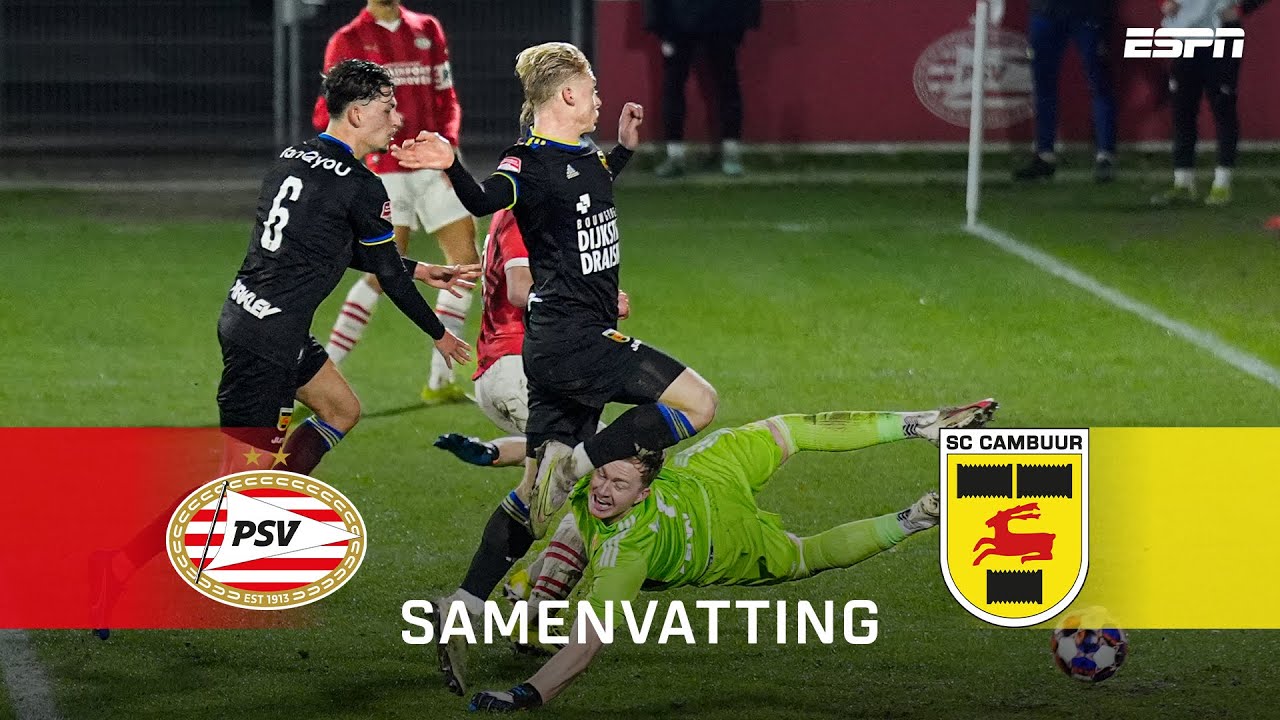 Jong PSV vs SC Cambuur highlights