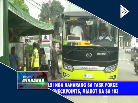 Mga LSI nga naharang sa Task Force Davao checkpoints, miabot na sa 193
