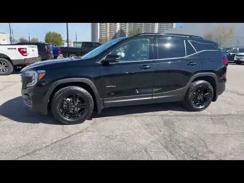 2024 GMC Terrain AWD AT4 in Black for sale at Kitchener Chrysler Dodge Jeep Ram in Kitchener, ON