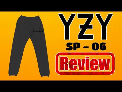 NEW YEEZY MERCH Sweat pant SP-06 UNBOXING and REVIEW