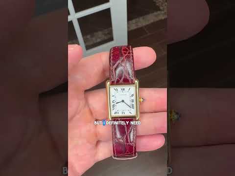 picking up a vintage cartier tank Louis for my 30th bday🎁 #menswatches #cartier #cartiertank