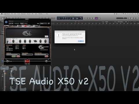 TSE Audio X50 v2 Install in Logic Pro X