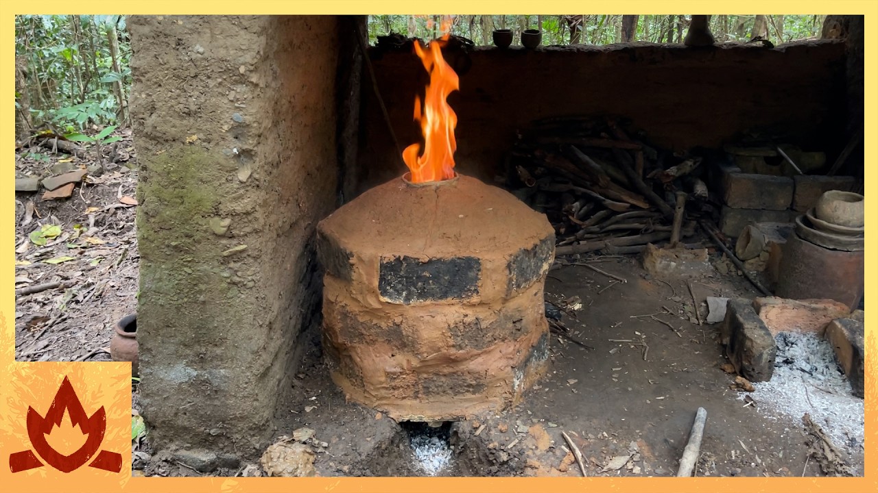 Primitive Technology: Charcoal retort experiment