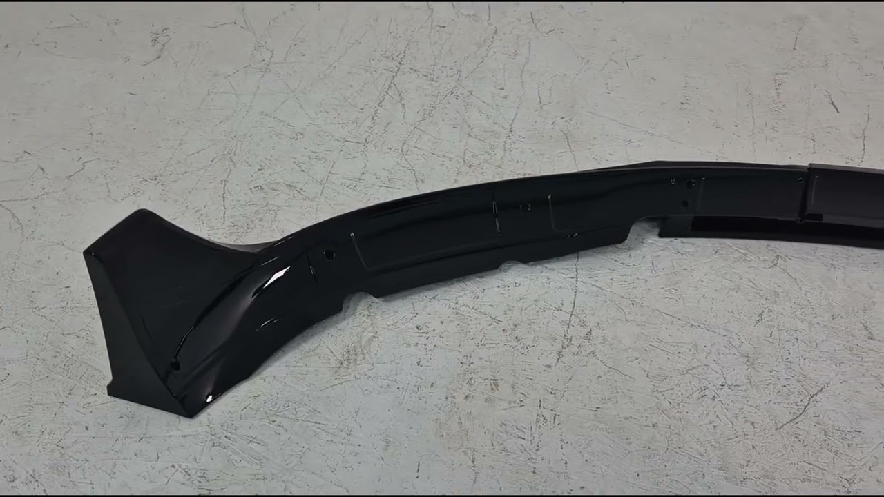 Tesla Model 3 2017- Lama paraurti anteriore Lip Fast (per 2017-2023) Video 1