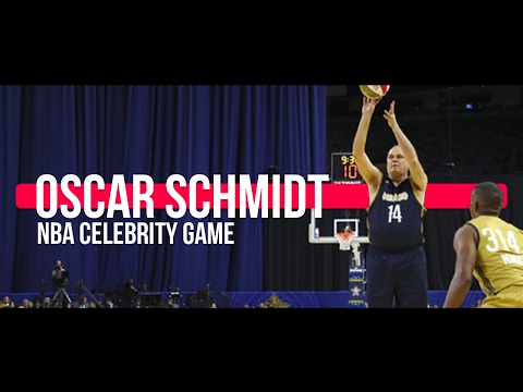 Oscar Schmidt - NBA Celebrity Game 2017 - 2/2 FGM | 4 PTS | 2 REB | 1 AST