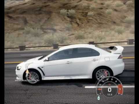 Nfs hot pursuit 2010 cars test drive (car 3/51)