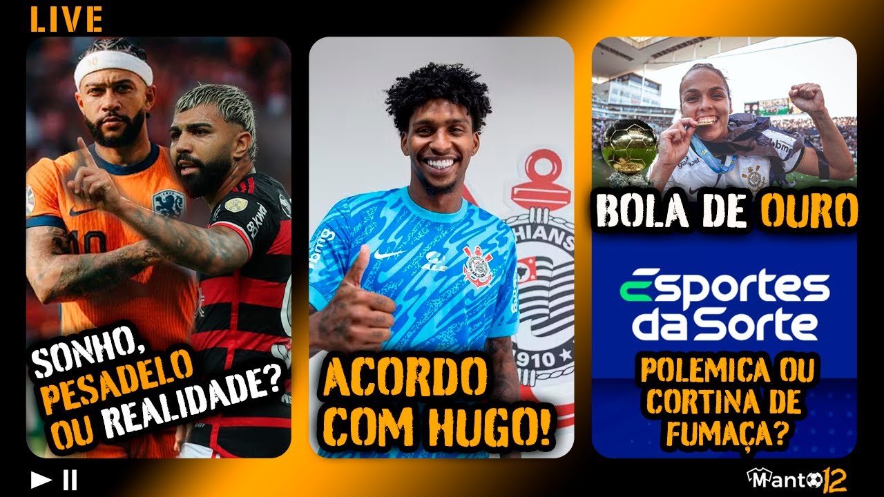 🚨CORINTHIANS na BUSCA pelo JOGADOR MIDIATICO, Depay e/ou Gabigol | Portilho INDICADA A BOLA DE OURO