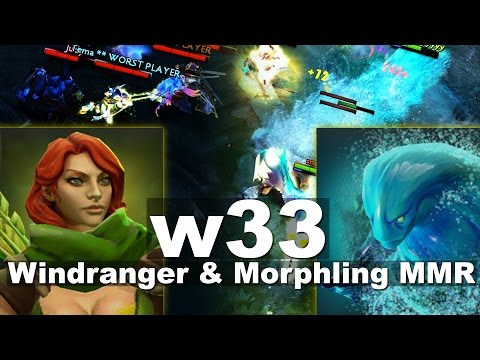 w33 Morphling & Windranger Ranked Dota 2
