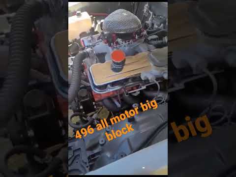 big block 496 stroker #fortheboys #car #donk #cutlass442 #chevy #musclecar #burnout #racing #cutlass