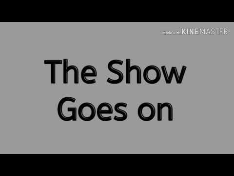 เพลง  The Shom Goes on