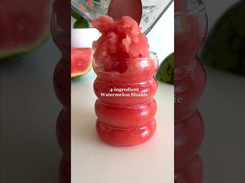 Refreshing Dessert Idea for Summer☀️ #easyrecipes #slushie #quickrecipe