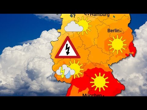 Am Sonntag regional starke Gewitter (28.04.2018)