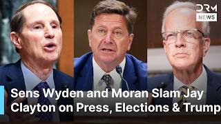 HEATED CLASH: Sens. Wyden and Moran Slam Jay Clayton on Press Freedom and Trump Tax Audits | AC1N