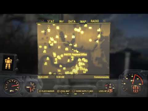 Fallout 4 No Mic - Survival Playthrough Pt 17 Settlement Stuff then Questing Again