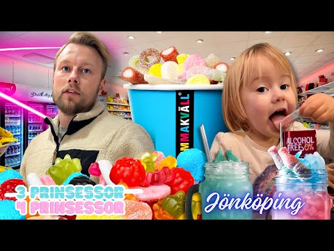 Jönköping DEL 3🍬🍭🍫- Pinchos, Hemmakväll & Tillybus - 3prinsessor VLOGG 💗