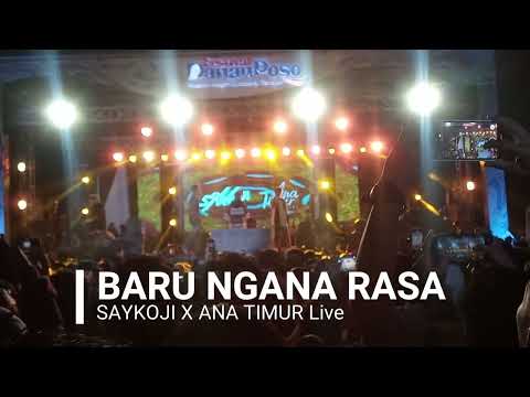 PENONTON ANTUSIAS - SAYKOJI & ANA TIMUR LIVE // BARU NGANA RASA