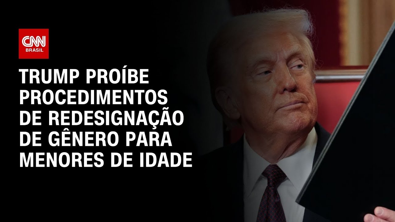 Trump proíbe procedimentos de redesignação de gênero para menores de idade | LIVE CNN