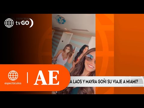 ¿Cómo disfrutan Flavia Laos y Mayra Goñi su viaje a Miami? | América Espectáculos