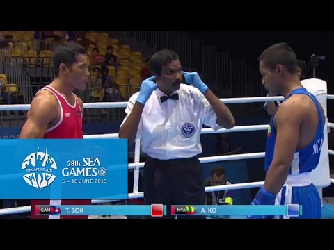 Boxing (Day 1) Men's Middle Weight (69kg-75kg): Bout 17 | 28th SEA Games Singapore 2015